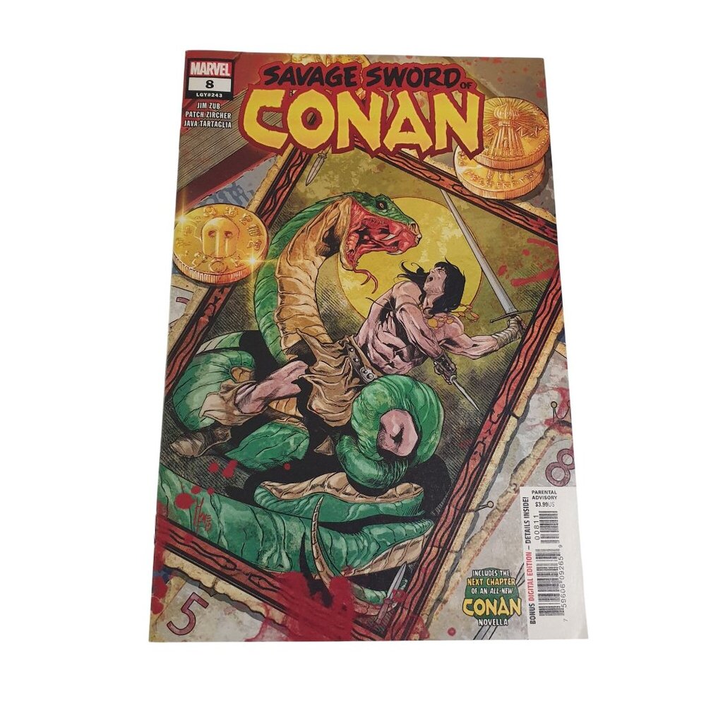 Savage Sword Of Conan Comic Issue 8 Marvel Bagged Boarded Graphic Novel Book